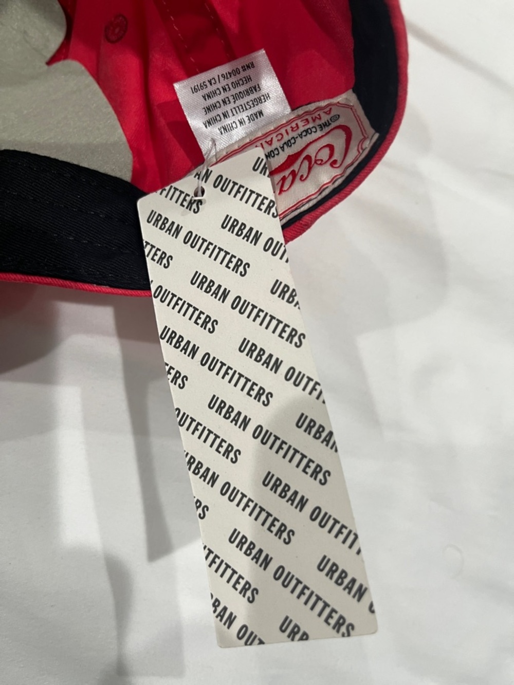 Coca-Cola Red Cap with White Script Logo - Picture 4 of 5
